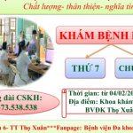 BỆNH VIỆN ĐK THỌ XUÂN KHÁM BHYT CẢ THỨ 7 VÀ CHỦ NHẬT