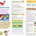 DINH DƯỠNG TRONG BỆNH TĂNG HUYẾT ÁP VÀ RỐI LOẠN LIPID MÁU