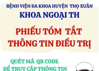 PHIẾU TÓM TẮT THÔNG TIN ĐIỀU TRỊ