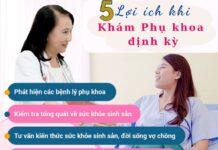 TẠI SAO PHỤ NỮ PHẢI KHÁM PHỤ KHOA ĐỊNH KỲ???