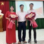 LỄ KẾT NẠP ĐẢNG VIÊN MỚI CHI BỘ PHÒNG KHÁM – XÉT NGHIỆM- CHẨN ĐOÁN HÌNH ẢNH TRỰC THUỘC ĐẢNG BỘ BVĐK THỌ XUÂN