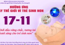 BỆNH VIỆN ĐA KHOA THỌ XUÂN HƯỞNG ỨNG NGÀY TRẺ SINH NON THẾ GIỚI (17/11)