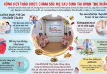 XÔNG HƠI THẢO DƯỢC CHĂM SÓC MẸ SAU SINH TẠI BVĐK THỌ XUÂN