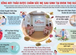 XÔNG HƠI THẢO DƯỢC CHĂM SÓC MẸ SAU SINH TẠI BVĐK THỌ XUÂN